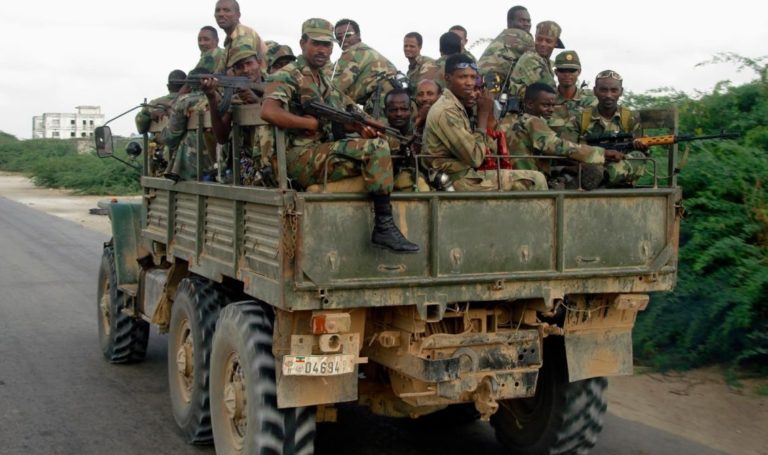 Ethiopian Army Vehicle Escape Landmine Blast in Beledweyne, Central ...